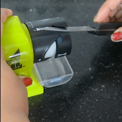 affutage couteau papillon avec aiguiseur electrique