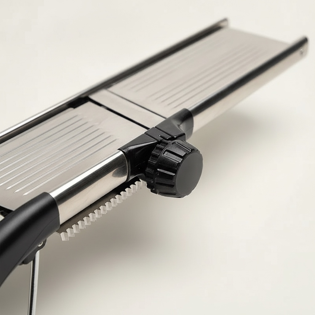 Mandoline de cuisine réglable en acier inoxydable, vue 2